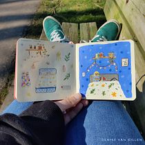 My project for course: Exploratory Sketchbook: Find Your Drawing Style. Traditional illustration, Sketching, Creativit, Drawing, Watercolor Painting, Sketchbook, and Gouache Painting project by Denise van Dillen - 03.11.2022