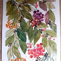 Il mio progetto del corso: Acquerelli floreali: entra in sintonia con la natura. Un proyecto de Ilustración tradicional, Pintura, Pintura a la acuarela e Ilustración botánica de mariellambrosini - 11.03.2022