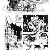 Mi Proyecto del curso: Técnicas de entintado para cómic e ilustración. Traditional illustration, Fine Arts, Painting, Comic & Ink Illustration project by Nélida Alhambra Chaparro - 03.10.2022