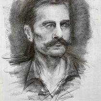 My project for course: Realistic Portraits Using Charcoal. Ilustração tradicional, Artes plásticas, Desenho, Desenho de retrato, e Desenho realista projeto de derek9 - 11.03.2022