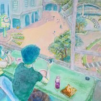 My project for course: Exploratory Sketchbook: Find Your Drawing Style. Un proyecto de Ilustración tradicional, Bocetado, Creatividad, Dibujo, Pintura a la acuarela, Sketchbook y Pintura gouache de Ayako Kung - 11.03.2022