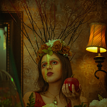PRE PANDEMIA. Photograph, Post-production, Photo Retouching, Portrait Photograph, Studio Photograph, Fine-Art Photograph, Photomontage, and Self-Portrait Photograph project by chemati - 03.12.2022