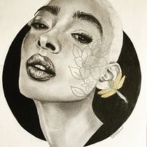 Meu projeto do curso: Retrato contemporâneo a lápis Ein Projekt aus dem Bereich Traditionelle Illustration, Bildende Künste, Skizzenentwurf, Bleistiftzeichnung, Zeichnung, Porträtzeichnung, Realistische Zeichnung, Artistische Zeichnung und Anatomische Zeichnung von Elisabete Della Rosa Pimentel - 10.03.2022