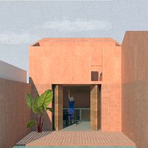 Mi Proyecto del curso: Representación gráfica de proyectos arquitectónicos. Un projet de Architecture, Design graphique, Architecture d'intérieur, Design d'intérieur, Pa, sagisme, Collage, Architecture numérique et Illustration architecturale de Sofia San Jose - 12.03.2022