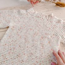Mi Proyecto del curso:  Top-down: prendas a crochet de una sola pieza. Un progetto di Fashion design, Fiber Art, DIY, Uncinetto e Textile Design di ml_senn - 13.03.2022