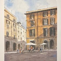 Mi Proyecto del curso: Técnicas modernas para paisajes urbanos en acuarela. Painting, and Watercolor Painting project by Ana Belén Benítez Perdigones - 03.12.2022