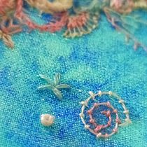 Mi Proyecto del curso: Técnicas avanzadas de bordado: puntadas y composiciones con volumen. Un projet de Broderie , et Design textile de inmysha - 13.03.2022