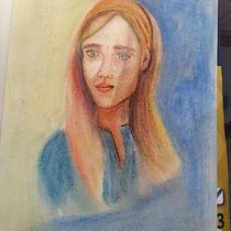 Meu projeto do curso: Desenhos de retratos expressivos com giz pastel seco. Traditional illustration, Drawing, Portrait Drawing, and Artistic Drawing project by marciamachado26 - 03.13.2022