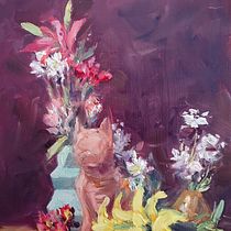 My project for course: Oil Painting Techniques: Still Life on Paper . Fine Arts, Painting, and Oil Painting project by jenn_ho - 03.13.2022