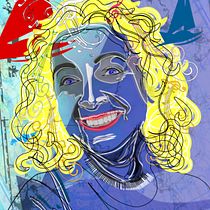 My project for course: Vector portrait with manual textures. Ilustração vetorial e Ilustração digital projeto de Sofia Poulsen - 13.03.2022