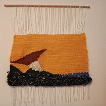  Il mio progetto del corso: Introduzione al tessuto su telaio. Accessor, Design, Decoration, Fiber Arts, and Weaving project by Osvalda - 03.11.2022