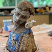 My project for course: Introduction to Clay Figurative Sculpture. Artes plásticas, e Escultura projeto de Veronica Villasenor - 13.03.2022