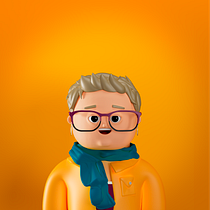 Mon projet du cours : Autoportrait en 3D sur Cinema 4D pour les réseaux sociaux. 3D, 3D Modeling, and 3D Character Design project by Thomas Martin - 03.13.2022