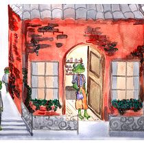 Mi Proyecto del curso: Ilustración en acuarela con influencia japonesa. Un progetto di Illustrazione tradizionale, Disegno e Pittura ad acquerello di jael_vergara06 - 13.03.2022