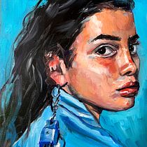 My project for course: Expressive Oil Portraiture: Explore the Alla Prima Technique. Un projet de Beaux Arts, Peinture , et Peinture à l'huile de Tashi Tahir - 14.03.2022