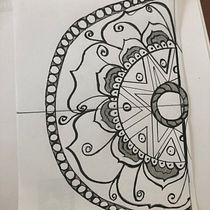 My project for course: The Art of Mandala Drawing: Create Geometric Patterns. Drawing & Ink Illustration project by hande birengel - 03.14.2022