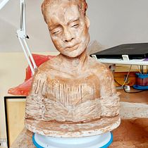 My project for course: Introduction to Clay Figurative Sculpture. Artes plásticas, e Escultura projeto de Christine Gallagher - 12.03.2022