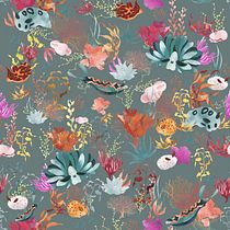 My project for course: Digital Pattern Illustration Inspired by Flora and Fauna. Un progetto di Illustrazione tradizionale, Pattern design, Disegno, Illustrazione digitale e Illustrazione botanica di Su Myintzu - 27.03.2022
