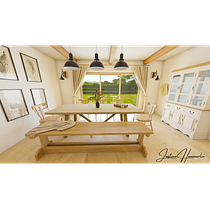 Mon projet du cours : Décoration d'intérieur de style farmhouse. Projekt z dziedziny  Dekoracja wnętrz, Dekoracja wnętrz i Projektowanie przestrzeni użytkownika Justine HEMMERLIN - 14.03.2022