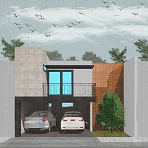 Mi Proyecto del curso: Representación gráfica de proyectos arquitectónicos. Un projet de Architecture, Design graphique, Architecture d'intérieur, Design d'intérieur, Pa, sagisme, Collage, Architecture numérique, Illustration architecturale , et Design  de Luz Paulina Escobedo - 13.03.2022