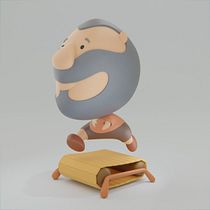 Meu projeto do curso: Criação de personagens Kawaii em 3D com Blender. Een project van Traditionele illustratie, Ontwerp van personages, Digitale illustratie,  3D-modellering y Manga van ailto carvalho - 10.03.2022