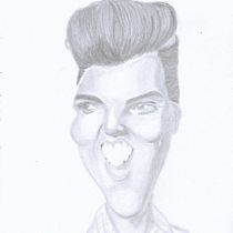Mi Proyecto del curso: Retrato en caricatura con grafito. Ilustração tradicional, Desenho, e Desenho de retrato projeto de maricruz ojeda - 15.03.2022
