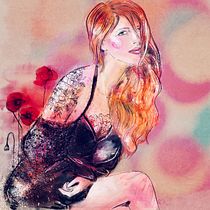 Il mio progetto del corso: Ritratto illustrato con Procreate. Ilustração tradicional, Ilustração vetorial, Ilustração digital, e Desenho de retrato projeto de Elide Eligar - 14.03.2022