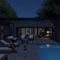 Mi Proyecto del curso: Visualización arquitectónica con V-Ray para SketchUp. Un proyecto de Arquitectura, Arquitectura interior, Arquitectura digital y Visualización arquitectónica de Rodrigo Luna González - 15.03.2022