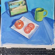 Meu projeto do curso: Pintura a óleo a partir do zero. Fine Arts, Painting, and Oil Painting project by Maike Moreira - 03.15.2022