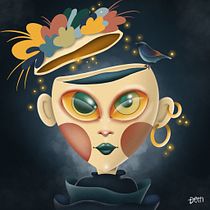 Mi Proyecto del curso: Ilustración digital con Procreate. Un progetto di Illustrazione tradizionale, Disegno, Illustrazione digitale e Disegno digitale di irenedotluna - 04.05.2021