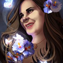 Meu projeto do curso: Retrato digital no Photoshop com um toque de fantasia. Traditional illustration, Drawing, Digital Illustration, Portrait Drawing, Digital Drawing, and Digital Painting project by Gabriel Lebkuchen - 03.16.2022