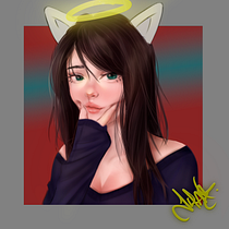 Mi Proyecto del curso: Retratos digitales de fantasía con Photoshop. Traditional illustration, Drawing, Digital Illustration, Portrait Drawing, Digital Drawing, and Digital Painting project by Yair Giraldo - 03.16.2022