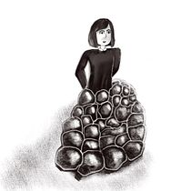 My project for course: Traditional Drawing Techniques with Procreate. Projekt z dziedziny Trad, c, jna ilustracja,  R, sunek, Ilustracja c, frowa, Portret, R, sunek c i frow użytkownika Coral Howe - 16.03.2022
