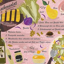 My project for course: Illustrated Recipes: Making Delicious Art Ein Projekt aus dem Bereich Traditionelle Illustration, Infografik, Vektorillustration, Zeichnung, Digitale Illustration, Digitale Malerei, Sketchbook, Illustration mit Tinte und Naturalistische Illustration von Katrin Becher - 17.03.2022