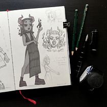 Mar'yonath Xolsithnog Vazol. Character Design, Writing, Creativit, Stor, telling, Narrative, and Creative Writing project by ryui - 03.17.2022