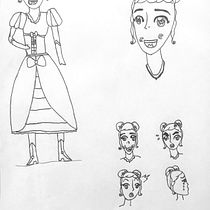 My 8 yr old daughter's project for course: The Art of Manga: Drawing Unique Characters. Character Design, Pencil Drawing, Drawing, Ink Illustration, and Manga project by mfmtsoi - 03.17.2022