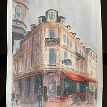 Mein Kursprojekt: Architektonische Zeichnung mit Aquarell und Tinte. Sketching, Drawing, Watercolor Painting, Architectural Illustration, Sketchbook & Ink Illustration project by Jürgen - 03.17.2022
