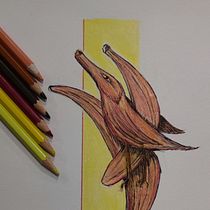 Mein Kursprojekt: Surrealistische Illustration mit Naturinspiration. Traditional illustration, Pencil Drawing, Drawing, Artistic Drawing, Naturalistic Illustration, and Colored Pencil Drawing project by Dariusz Debowski - 03.17.2022