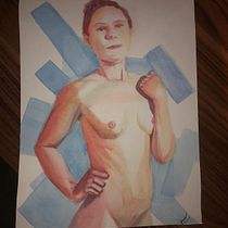 Mi Proyecto del curso: Figura humana en acuarela. Un progetto di Pittura ad acquerello e Disegno anatomico di paolaou20 - 17.03.2022
