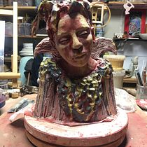 Mon projet du cours : Initiation à la sculpture figurative en argile. Artes plásticas, e Escultura projeto de Véronique Dominici - 11.03.2022