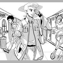 Meu projeto do curso: Fundamentos do desenho de pessoas a partir da imaginação. Traditional illustration, Fine Arts, Sketching, Pencil Drawing, Drawing, Artistic Drawing, and Figure Drawing project by Matheus Vitor Rodrigues Silverio - 03.17.2022