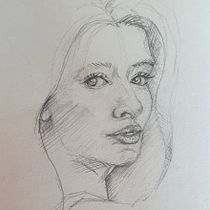 Mein Kursprojekt: Skizzenbuch für Porträts: Erkunde das menschliche Gesicht. Un proyecto de Bocetado, Dibujo, Dibujo de Retrato, Dibujo artístico y Sketchbook de b_wiethoff - 18.03.2022