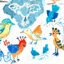 Técnicas de ilustración para desbloquear tu creatividad. Design, Traditional illustration, Fine Arts, Painting, Creativit, Creating with Kids, Sketchbook, Character Design, and Children's Illustration project by liliana - 03.18.2022