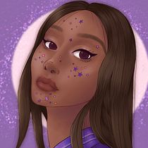 Mój projekt z kursu: Portretowanie postaci kobiecych za pomocą programu Procreate. Projekt z dziedziny Trad, c, jna ilustracja, Ilustracja c, frowa, R, sunek c i frow użytkownika Julka Migdalska - 18.03.2022