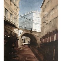 Mi Proyecto del curso: Representación arquitectónica en acuarela. Un projet de Dessin, Aquarelle et Illustration architecturale de Andres E - 17.03.2022