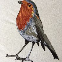 Mi Proyecto del curso: Pintar con hilo: técnicas de ilustración textil. Ilustração tradicional, e Design têxtil projeto de Ana Alvarado Mora - 19.03.2022