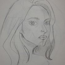 My project for course: Portrait Sketchbooking: Explore the Human Face. Un proyecto de Bocetado, Dibujo, Dibujo de Retrato, Dibujo artístico y Sketchbook de Kathleen San Jose - 19.03.2022