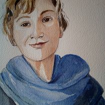 Il mio progetto del corso: Ritratto ad acquerello a partire da una fotografia. Traditional illustration, Watercolor Painting, and Portrait Drawing project by canonicorip51 - 03.19.2022