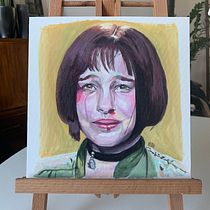 Mi Proyecto del curso: Retrato expresivo al óleo: explora la técnica alla prima. Un projet de Beaux Arts, Peinture , et Peinture à l'huile de Ester Durán Barquilla - 19.03.2022