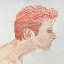 My project for course: Watercolor Portrait from a Photo. Traditional illustration, Watercolor Painting, and Portrait Drawing project by Heather - 03.13.2022